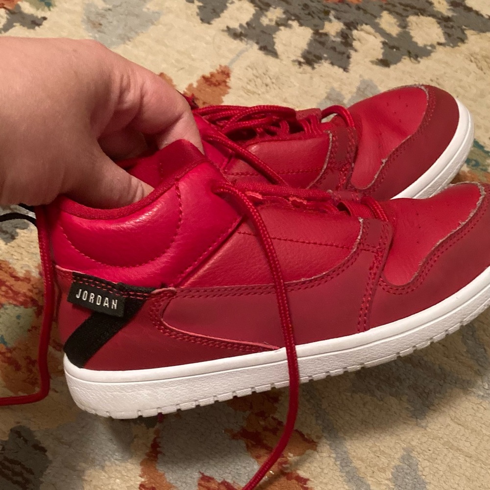 Jordan Vibrant Red Athletic Shoes